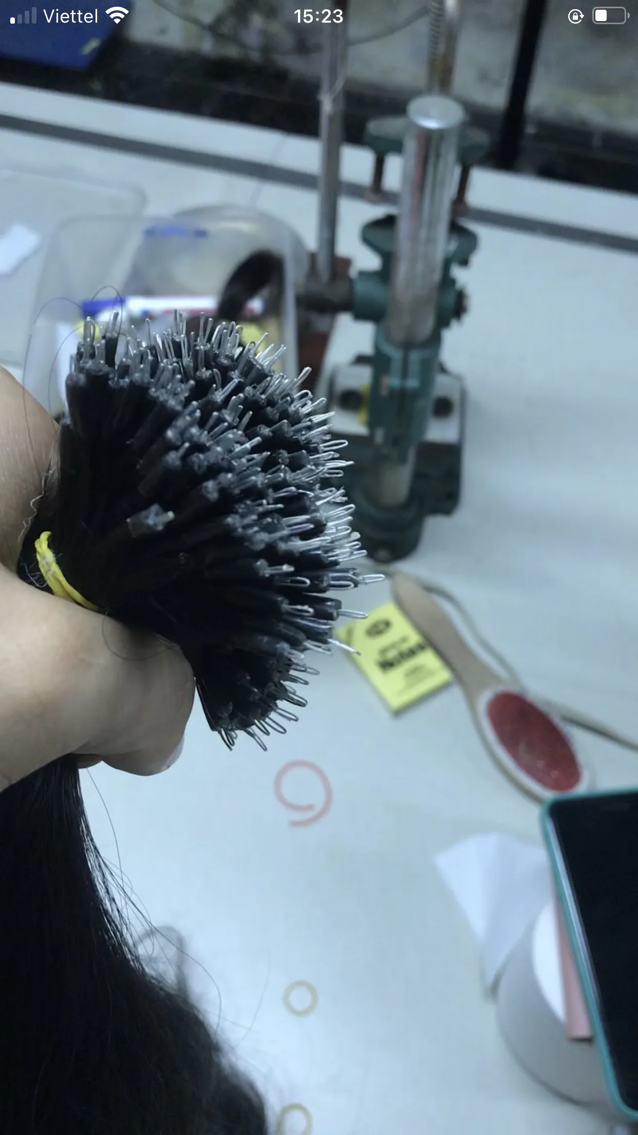 [Топ] высококачественные нано-кольца для наращивания волос необработанные натуральные волосы вьетнамские