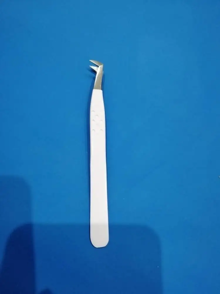 
Plasma White Russian volume lashes tweezers eyelash extension tweezers White Color 