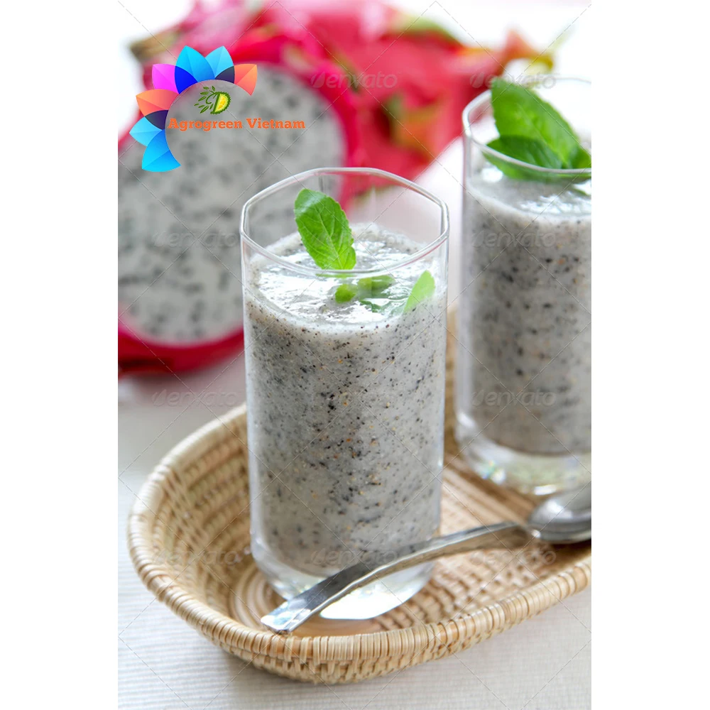 Frozen Dragon Fruit Puree For Export From Vietnam