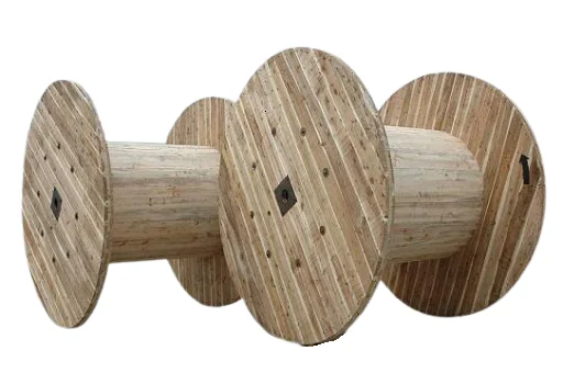 Круглое деревянное колесо кабельного барабана диаметром 1250 мм JIS