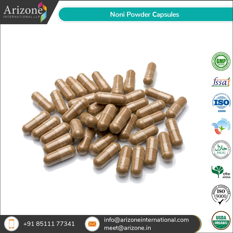  Усилитель иммунной системы травяная добавка порошок Нони в капсулах из Индии