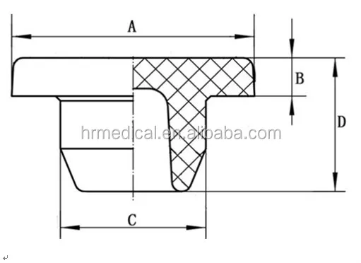 lyophilization 10ml vials rubber stopper butyl bromo grey color