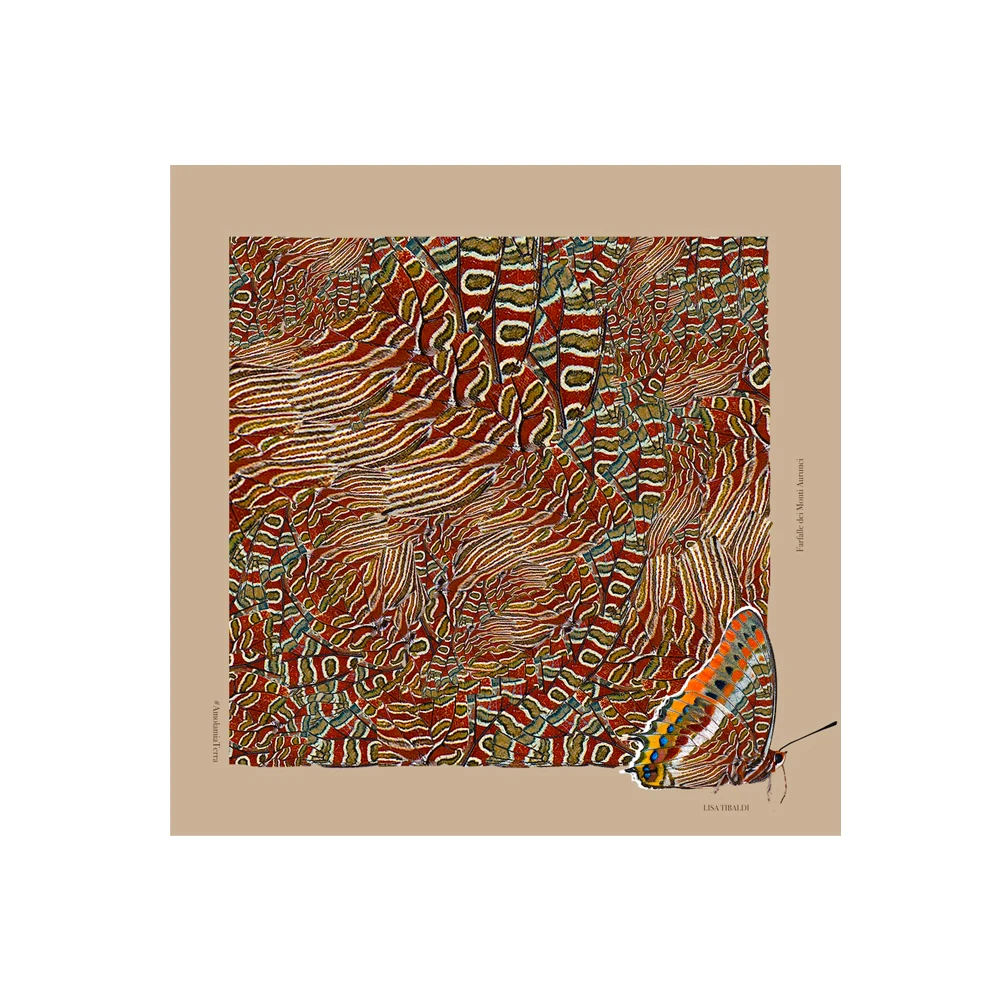 
Premium Quality Made in Italy 45x45cm Silk Bandana square scarf Dis03 Basic 