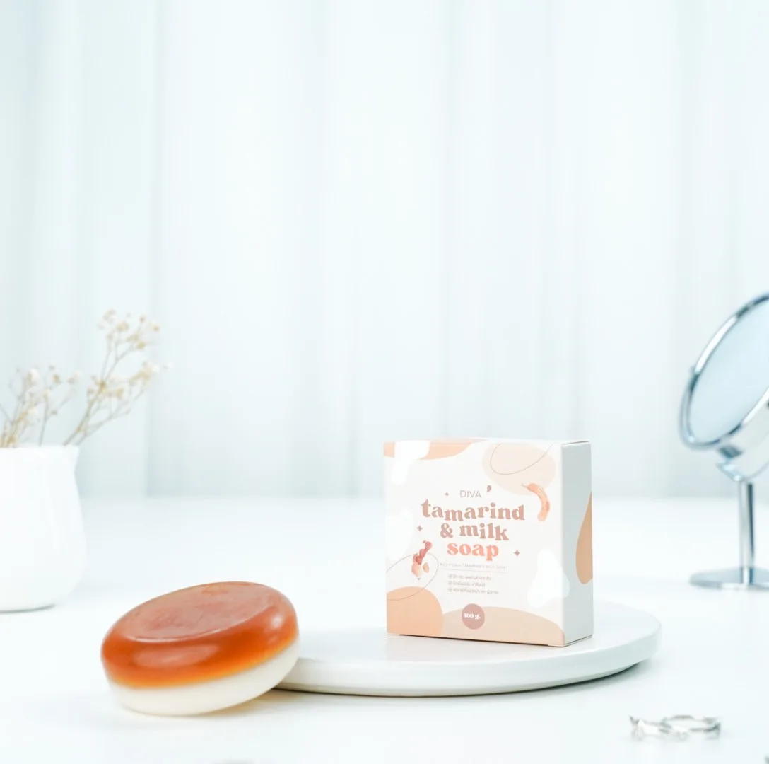 Whitening Face and Body soap from Tamarind and Milk by DIVA (D)