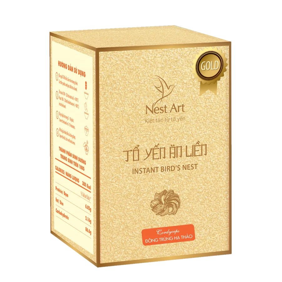 Instant Clean Bird Nest Gold Concentrate Nest Art High Quality