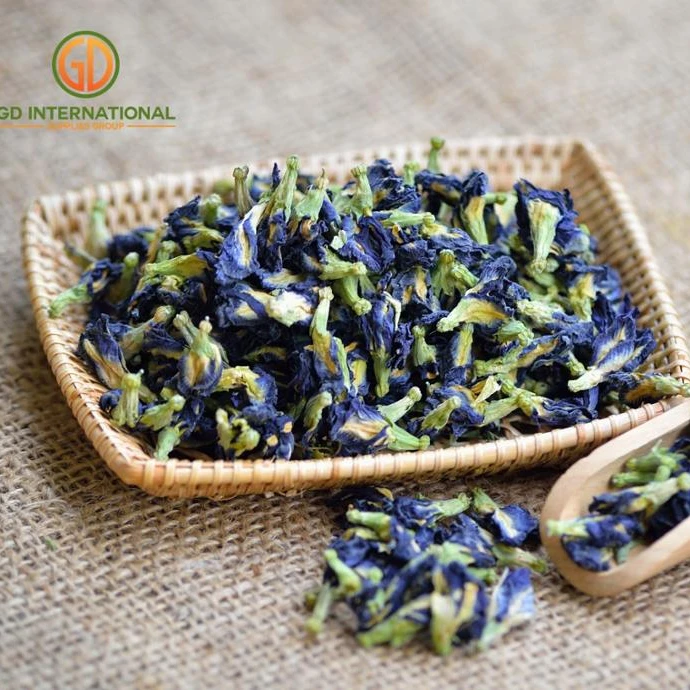 
High Quality Wholesale Factory Organic Dried Butterfly Pea Flower Tea Private Label OEM Product of Thailand 