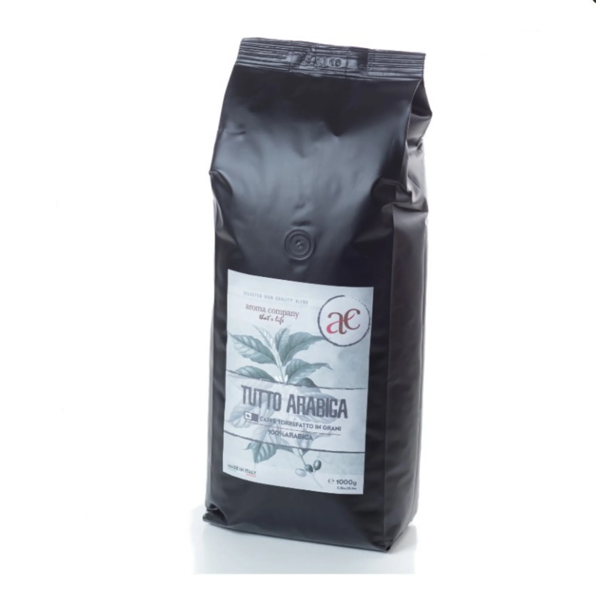 Tutto Arabica Whole Coffee Beans Roasted | Selected Best Quality Blend for HoReCa | Selected High Quality Blend |1000gr