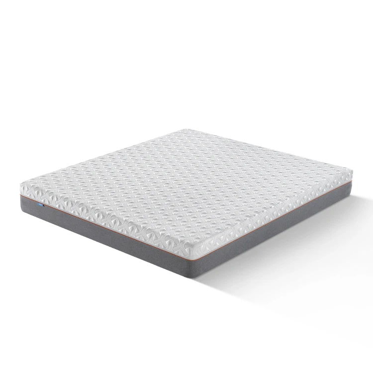 High density natural latex premium memory foam mattress king size in a box