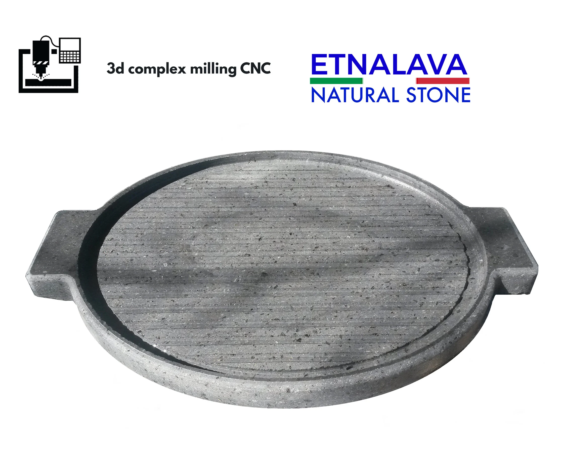
Restaurant Barbecue Basalt Stone Steak For Cooking, Hot Plate And Basalt Grill Cooking Lava Stone MADE IN ITALY 