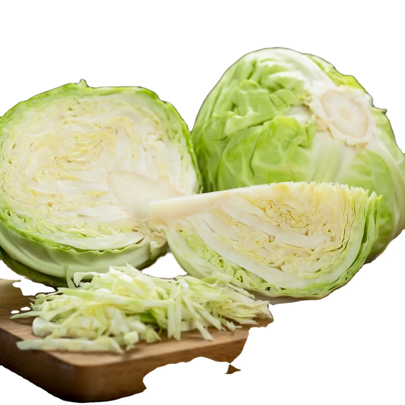 Green cabbage for export