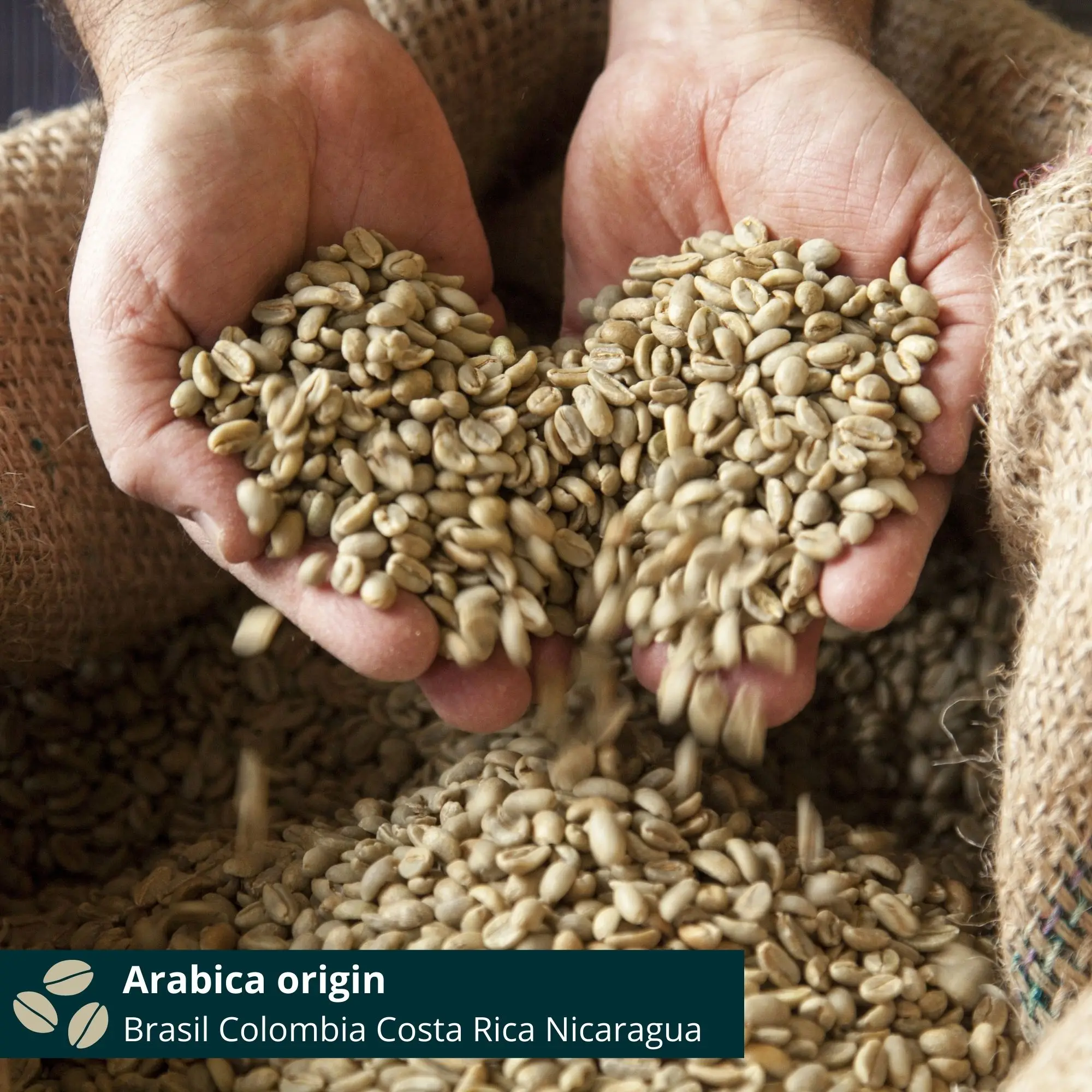 Высококачественные Жаростойкие кофейные зерна ремесленника Caffe Europe в мешке из джута 70% Arabica 30% Robusta нежный вкус 1 кг