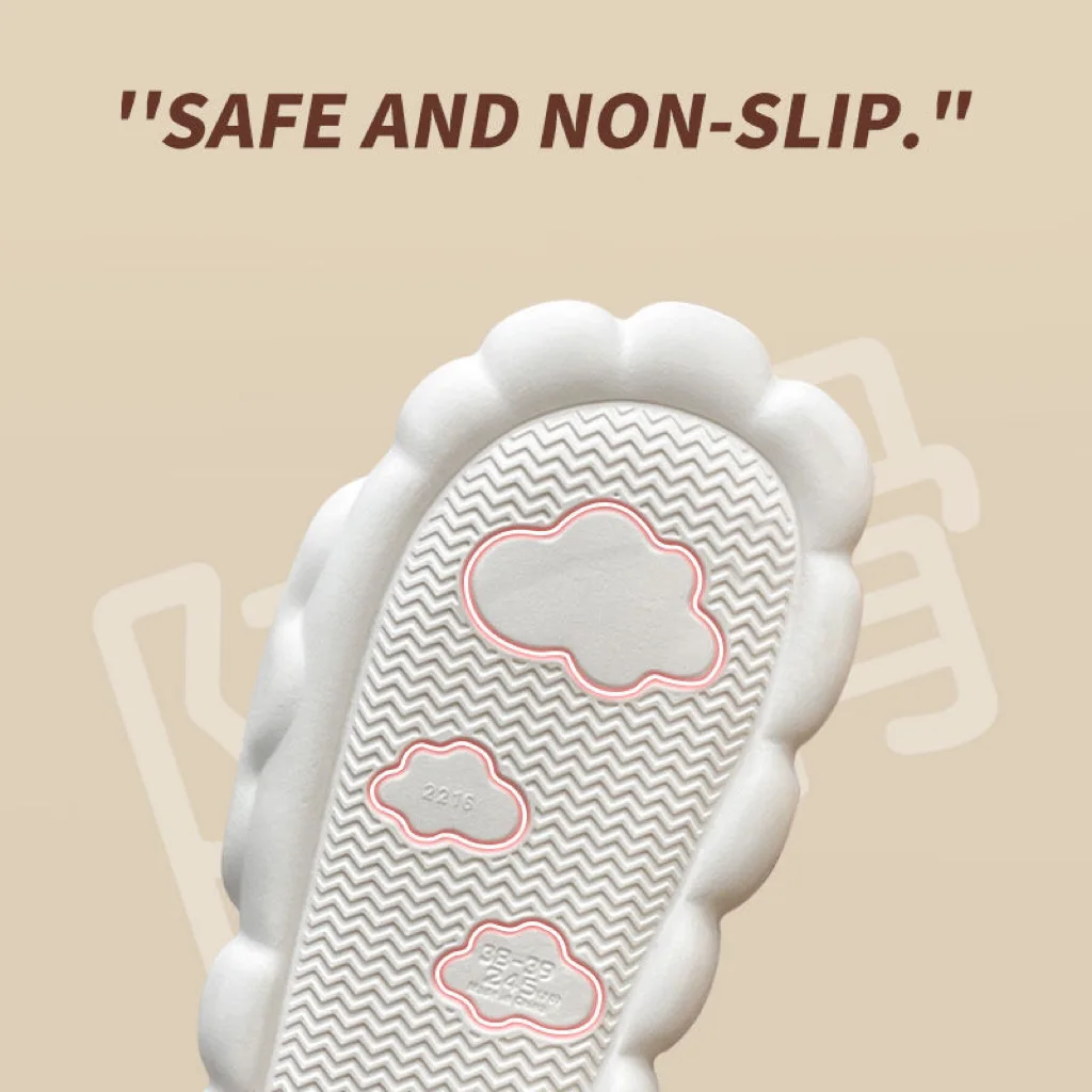 Dropshipping 36-45 Cloud EVA sandals cloud thick slippers soft shoes slides for women
