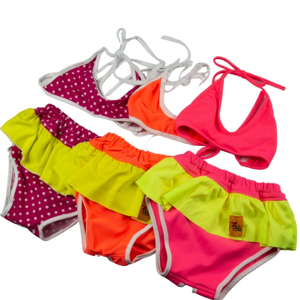 Vietnam Pet Bikini Cute Fashion Design High Quality Set Dog Cute Pets Swimsuits Beach Clothes (Small Size)