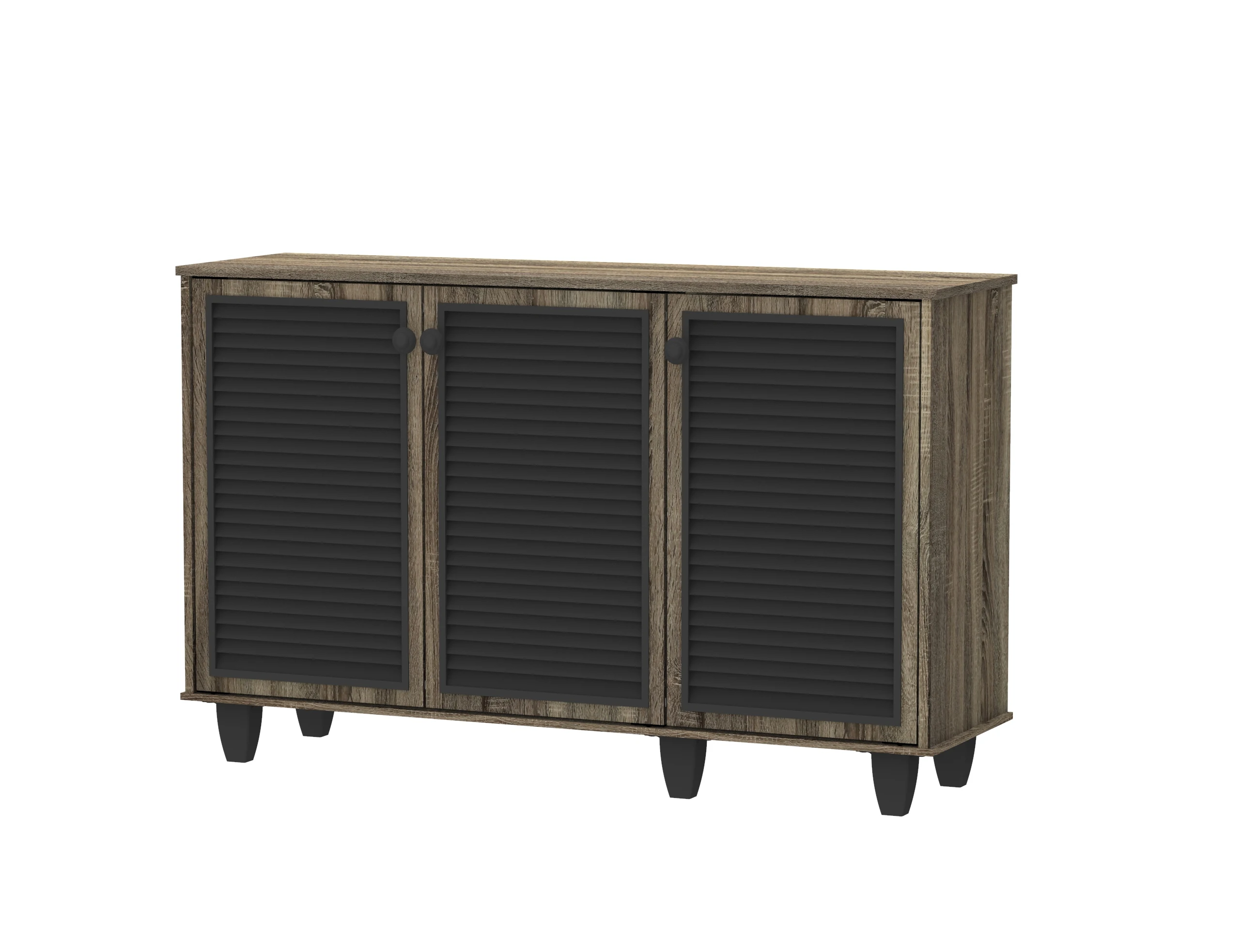 High Quality 3 Tier and 3 Door Shoes Cabinet Made in Malaysia 2504