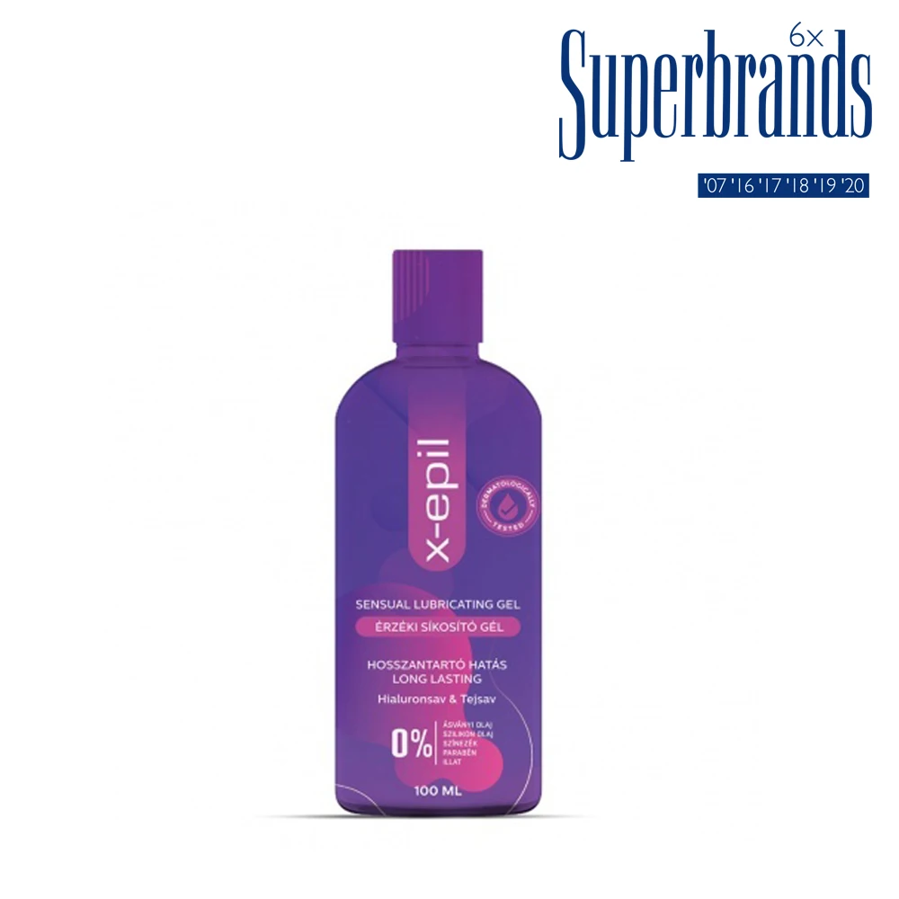 X-Epil Sensual Lubricating gel 100 ml Water Soluble Lubricant Sex Gel Adult Product