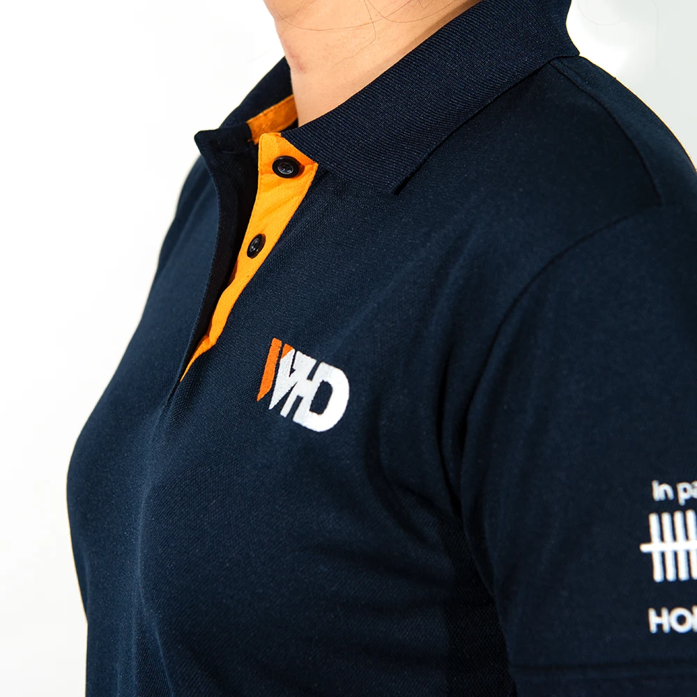 Good quality  polo shirts wholesale  embroidery custom logo free design Vietnam clothing