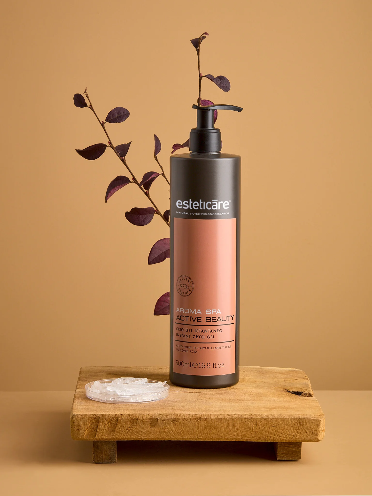 Instant Cryo Gel natural made in Italy private label organic Private Label anti-bloat slimming massage tired heavy legs draining