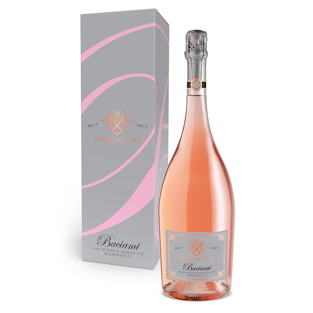  high quality sparkling wine BACIAMI Spumante Brut Rose tuscan grapes rare product magnum