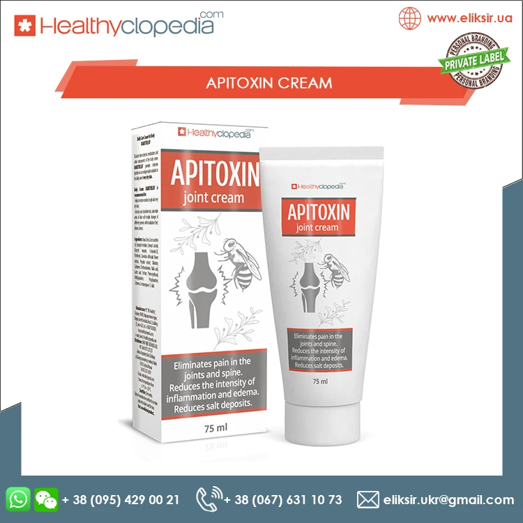 Excellent Quality Anti-rheumatic Apitoxin Joint Cream to Relieve Pain in Joints, Muscles and Spine