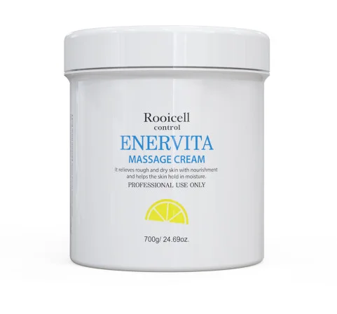 ISO22716 GMP Korean cosmetics herbal face body nourishing and moisturizing massage cream Rooicell Enervita massage cream 700g