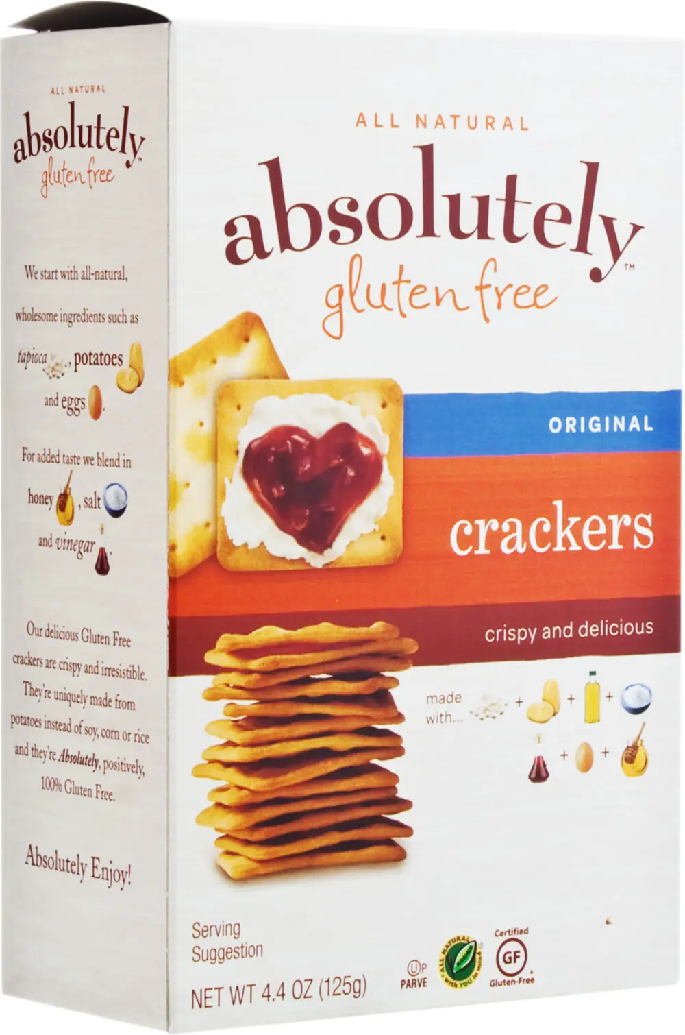 Quality rated Absolutely Gluten Free Crackers, Original