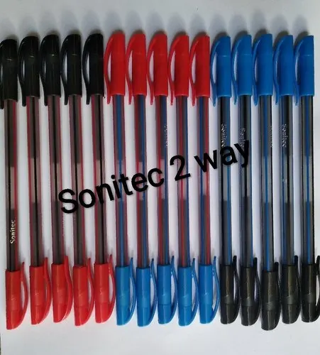 Two Way pen plastic ballpoint pen cheap ball pen