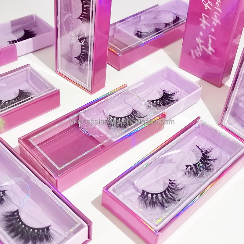 lashes3d packages custom holographic lash box eyelash packaging box