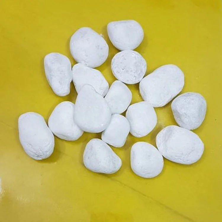 Modern Design Snow White Cobble Pebble Stones Natural Surface Gravel for Garden Aquarium and Landscaping Decorative Stone
