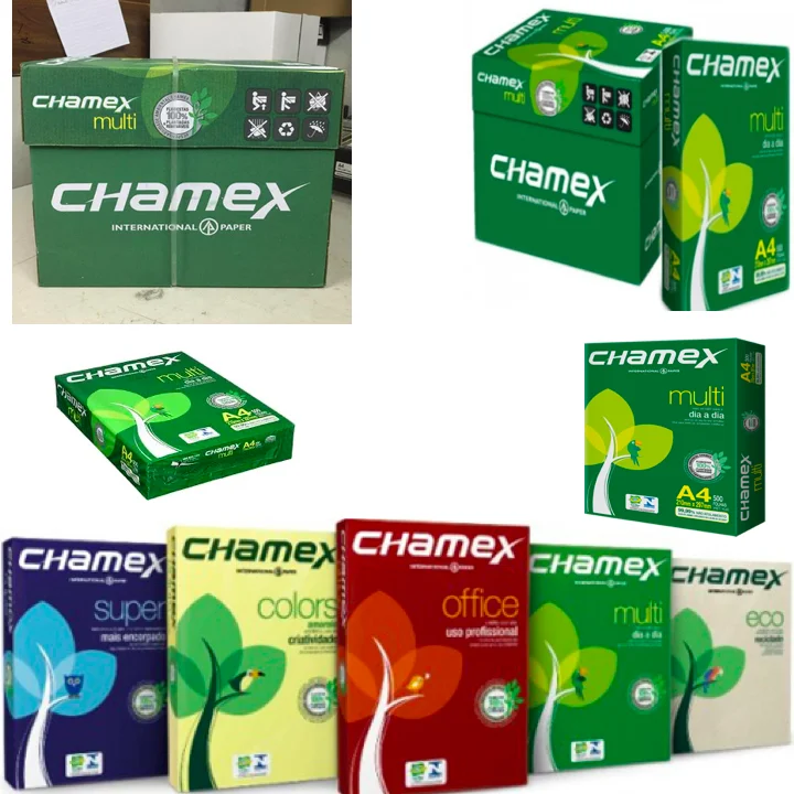 Chamex A4 Colour Paper - Ivory -  High Quality Printing Paper (500 Sheets/Ream) 80g Copy Papel