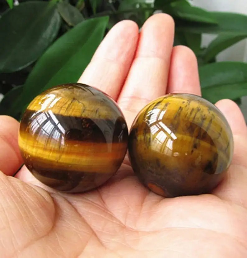 Tiger Eye Ball Tiger Eye Gemstone Sphere Crystal Sphere Quartz Crystal Natural Feng Shui Love Ball & Globe Art & Collectible