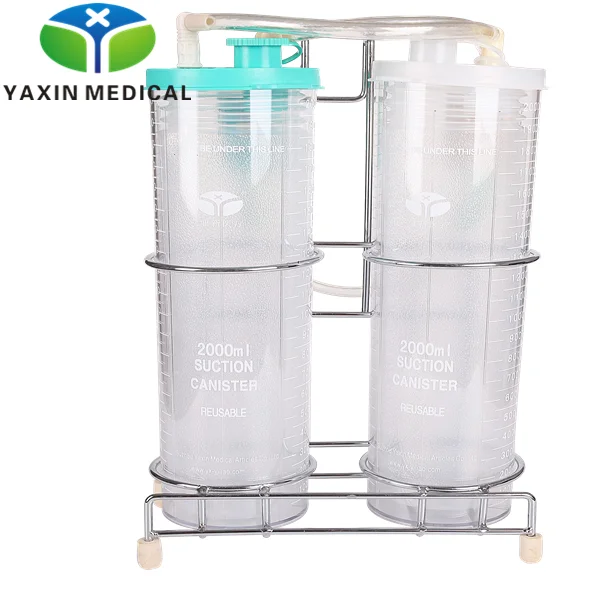 2000ml Disposable medical device suction canister liner bag suction system