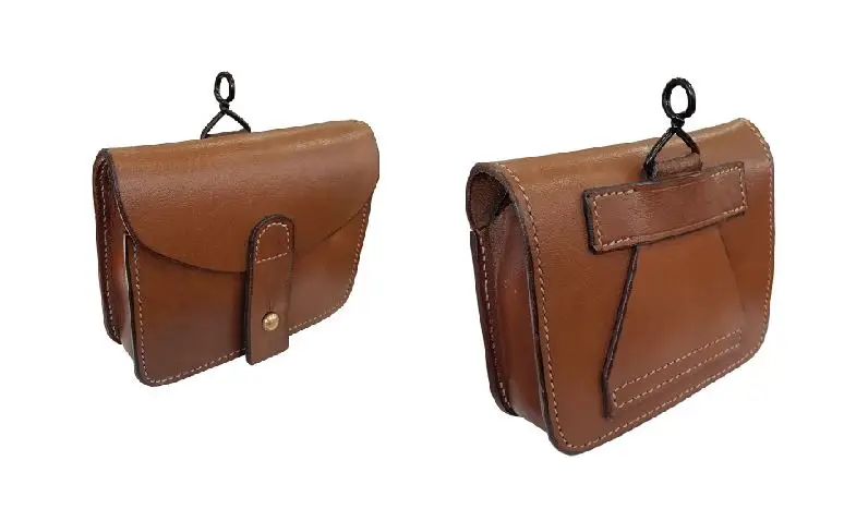 Wholesale Custom High Outdoor Reproduction Uniform French 100% Genuine Leather Pouches 1916