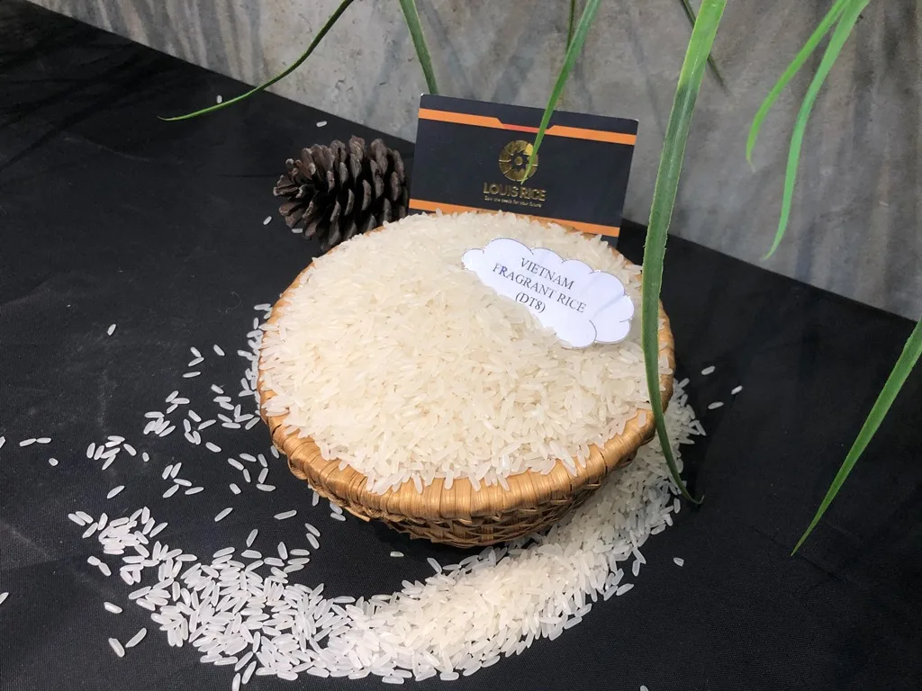 Высококачественный вьетнамский ароматный рис 5% сломанный (DT8)