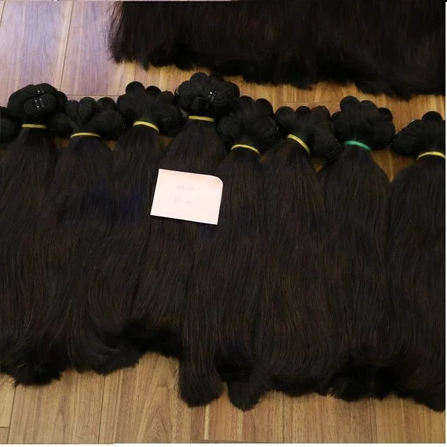 Guarantee provide the large quantity of hair-source hair in Vietnam weft natural without processed human hair extensions