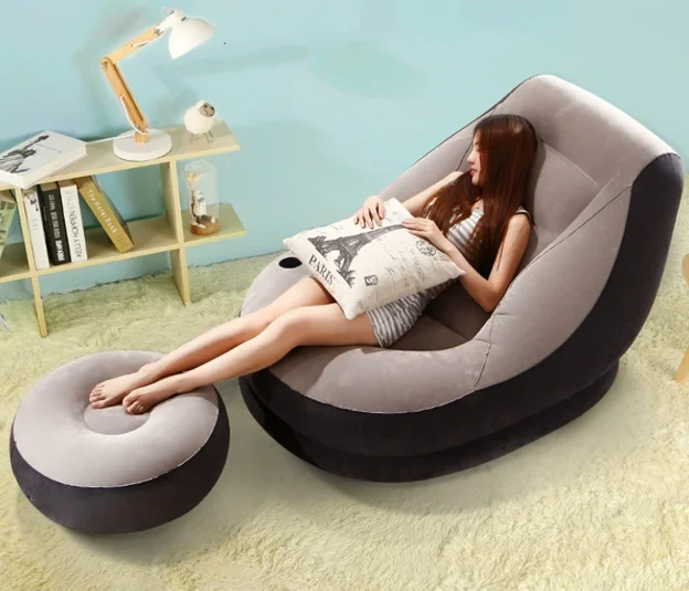 TRIHO S81870 Hot Selling High Quality Pvc Inflatable Living Room Lazy Chair Sofa For Adult Or Chidren