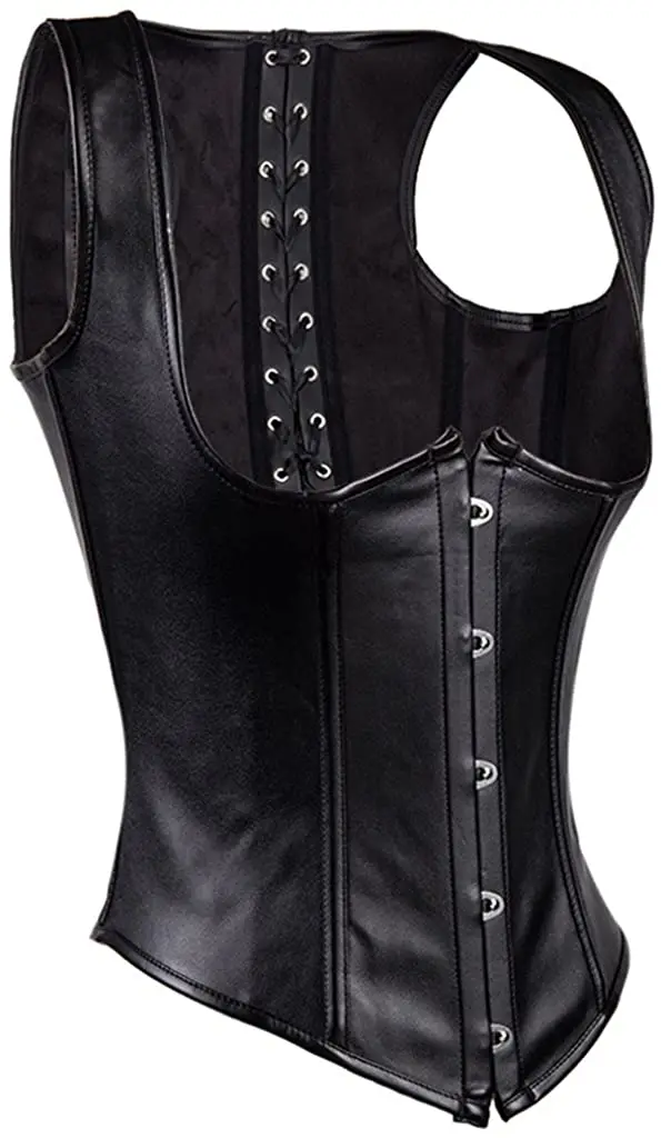 Steel Plate Sexy Waist Trainer Vintage Underbust Waist Training Corset Womens Waist Shaper Corset