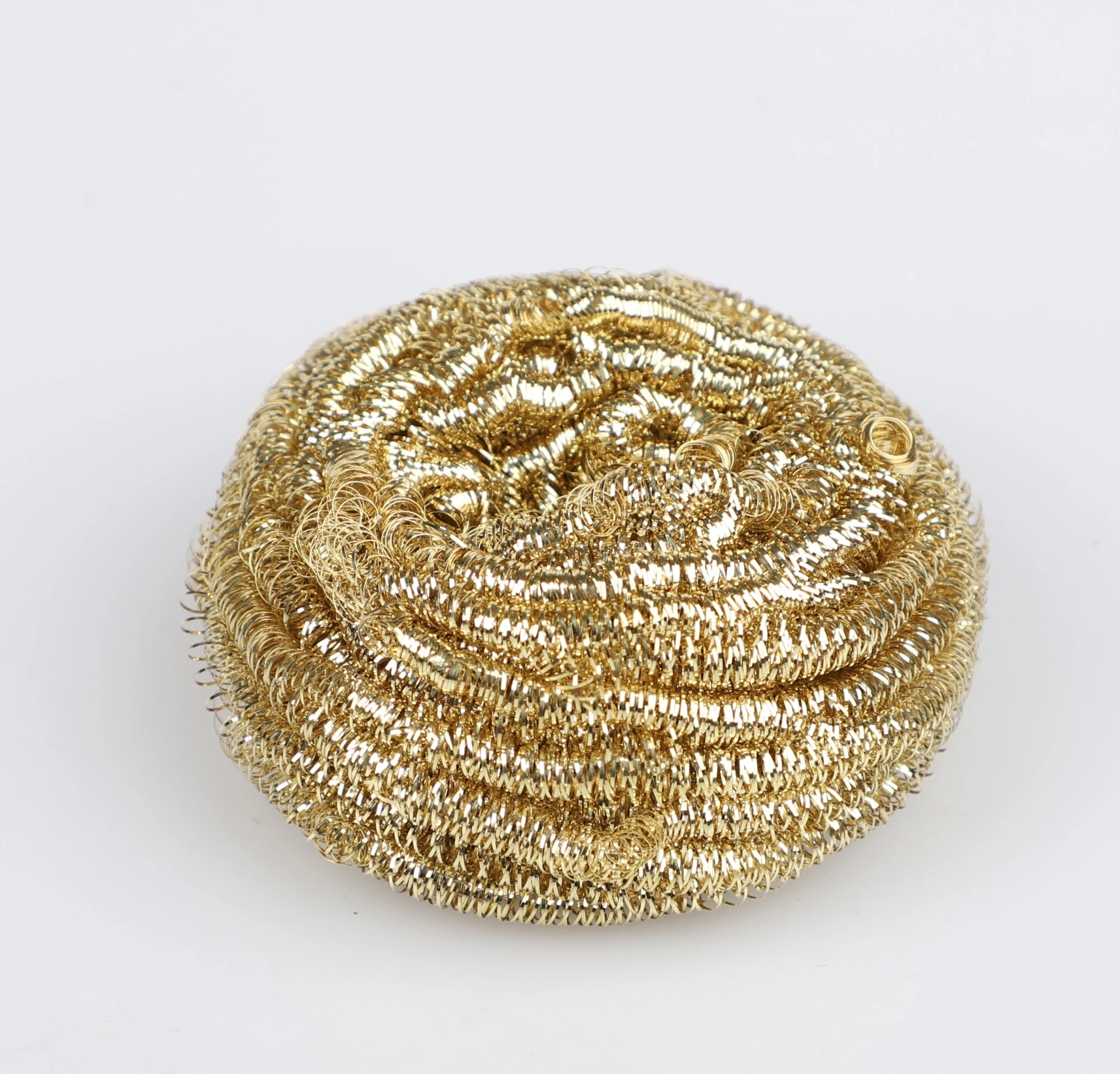 Metal Brass Wool Solder tab Wire Pot cleaning factory hot sale pure copper wire pot cleaning scourer brass scrubber ball