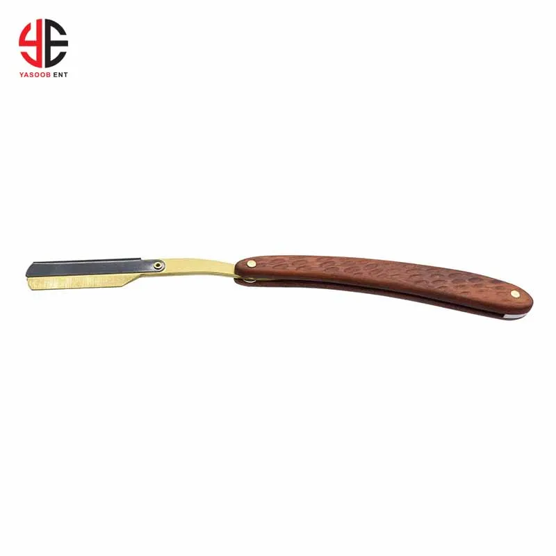  Горячая Распродажа ручная бритва с деревянной ручкой Парикмахерская