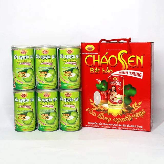 Minh Trung Food  Canned fresh sugar-marinated Dracontomelon from Vietnam - No preservative