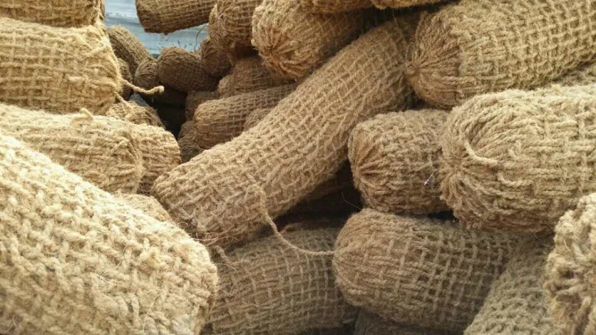 Натуральная древесная сетка coir для Эрозии Склона поставщик из