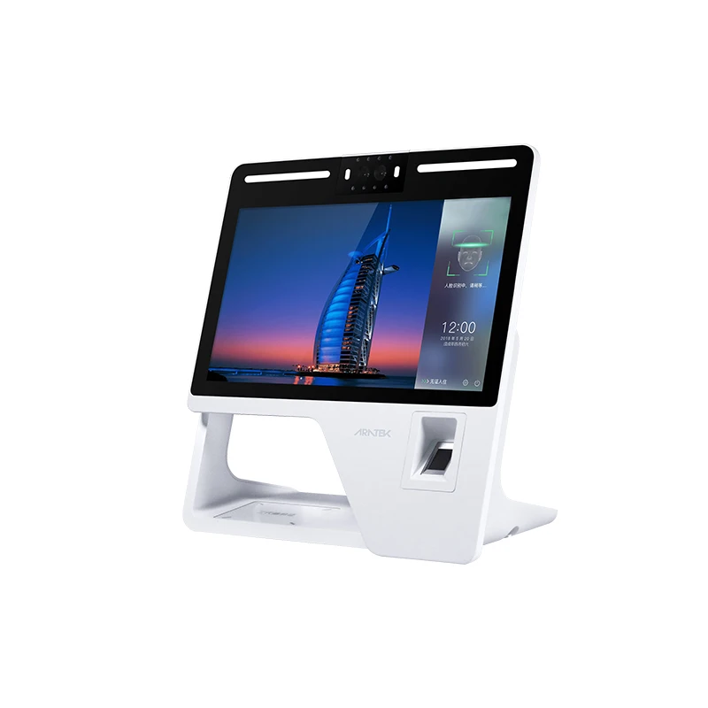 Easy & Secure Visitor Management System Shenzhen Aratek Attendance Machine Biometric Face Recognition Terminal