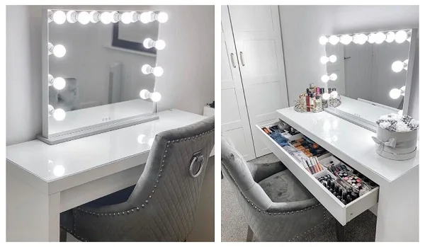 hollywood style mirror with lights dressing table lighted vanity mirror vanity wall mirror espejos con luz led