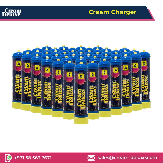 CE Certified Seller of Highest Selling Cream Deluxe 615g Whipped Cream Chargers