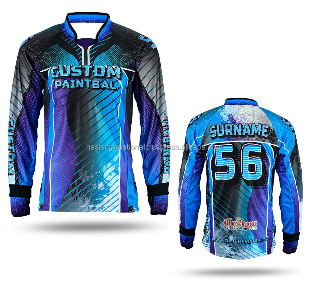 Hot Selling Paint Ball Mesh Jersey Custom Paintball Tops Stylish And Quick Dry Paintball Jersey
