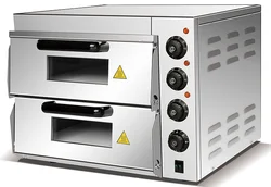 Коммерческого двойной слой из нержавеющей стали выпечки пиццы столешница электрическая печь для использования вне помещения