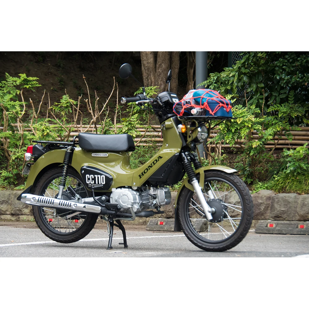 
Japan popular motorcycle rear back luggage carrier for Cross Cub 110 (JA45) / 50 (AA06) 
