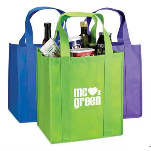 Vietnam New Eco Reusable Grocery Non-Woven Tote Bag Heavy Duty High Quality Folding Shopping Bag for Shopping&Business