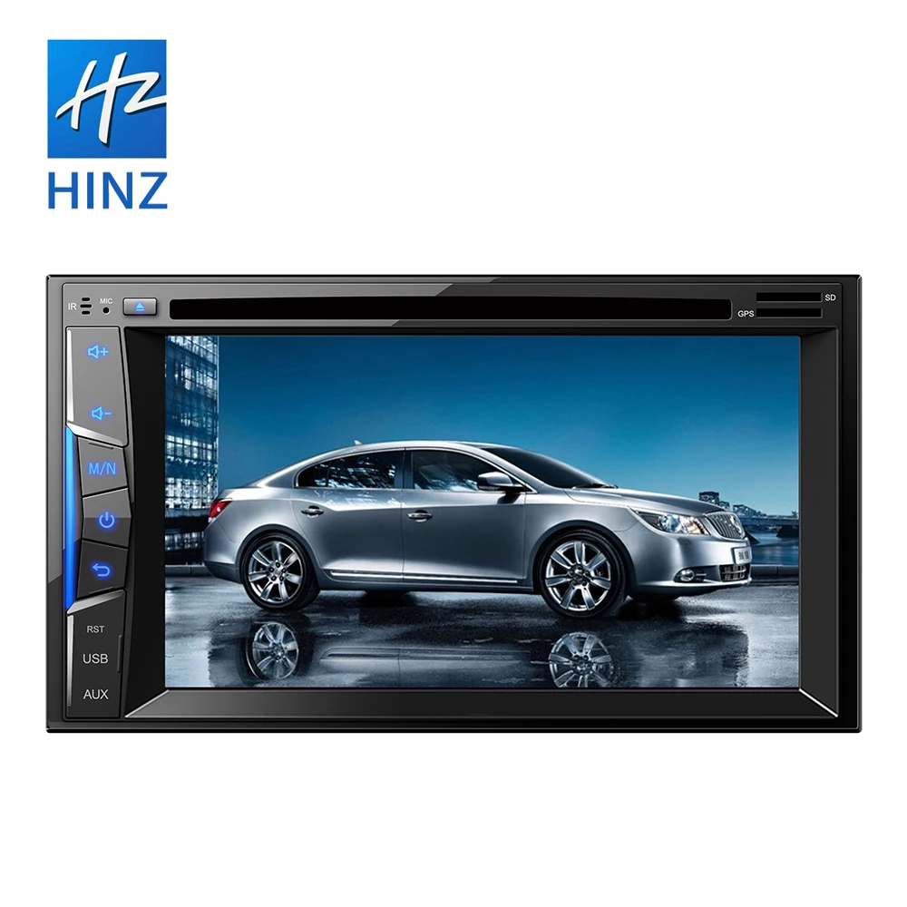 Car 2 DIN 6.2 Inch Audio In Dash Touch Screen Car monitor Car Audio Stereo double din MP3 MP5 DVD Player USB Support