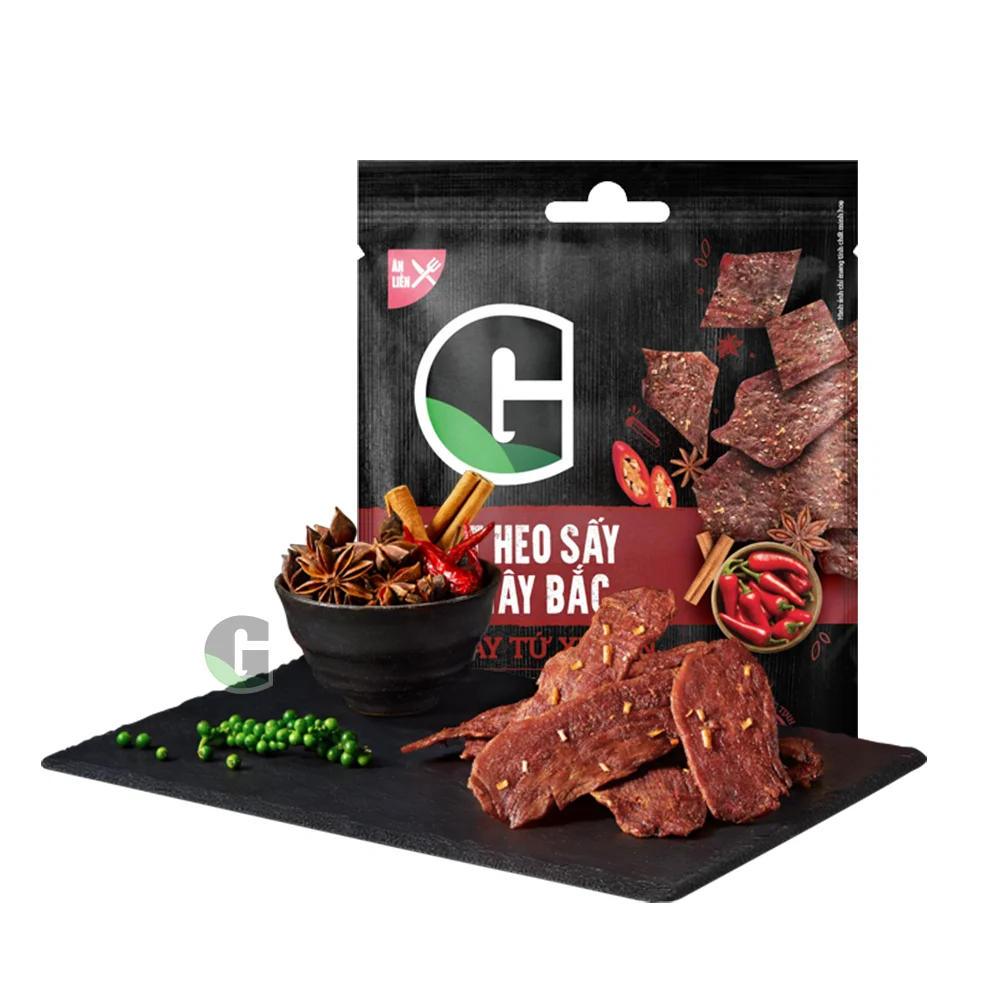 New Products High Quality Northwest Vietnamese-style Pork Jerky - Sichuan Flavor Special Pork snack Delicious Dried Pork