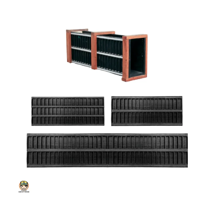 Китайский Производитель, низкая цена, боковая балка, Пластиковая Опалубка, диаметр 60x120 см